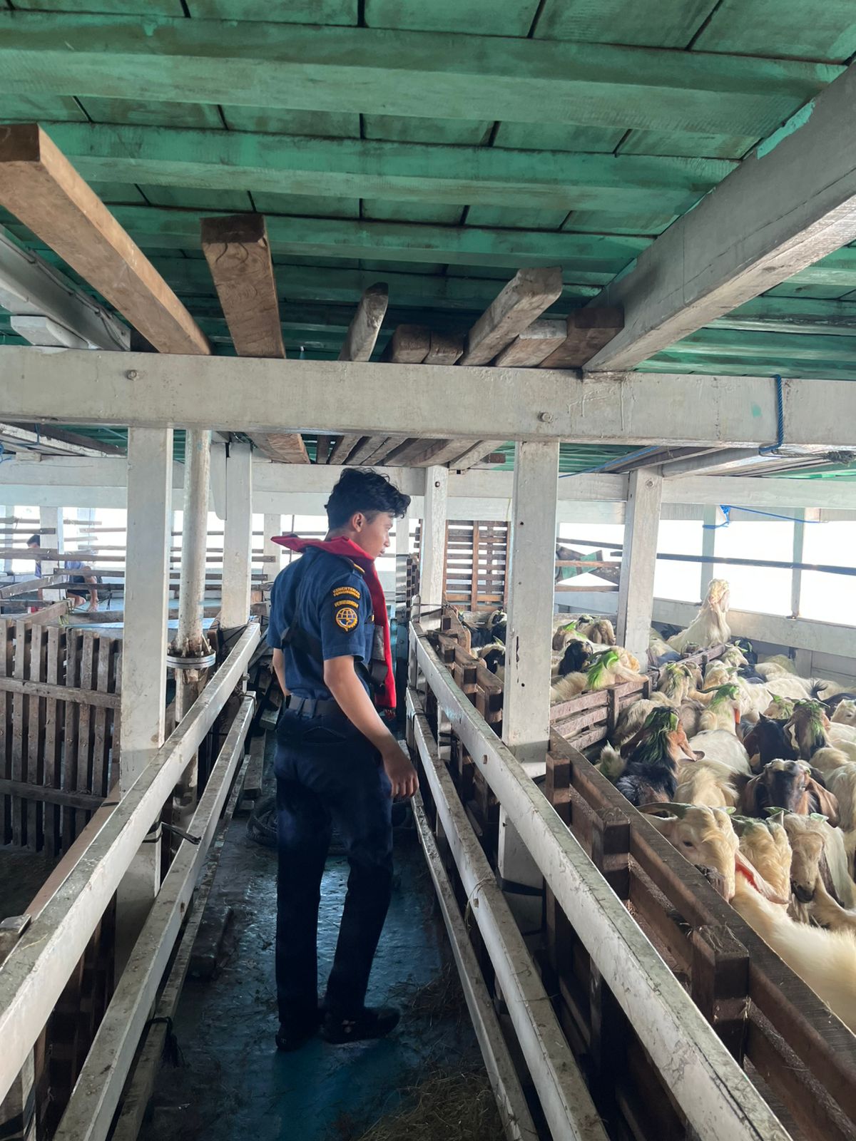 Pastikan Laik Laut, Tim Patroli Telaga Biru Cek Kesiapan KLM Sebelum Berlayar